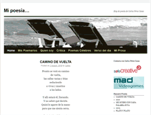 Tablet Screenshot of mipoesia.net